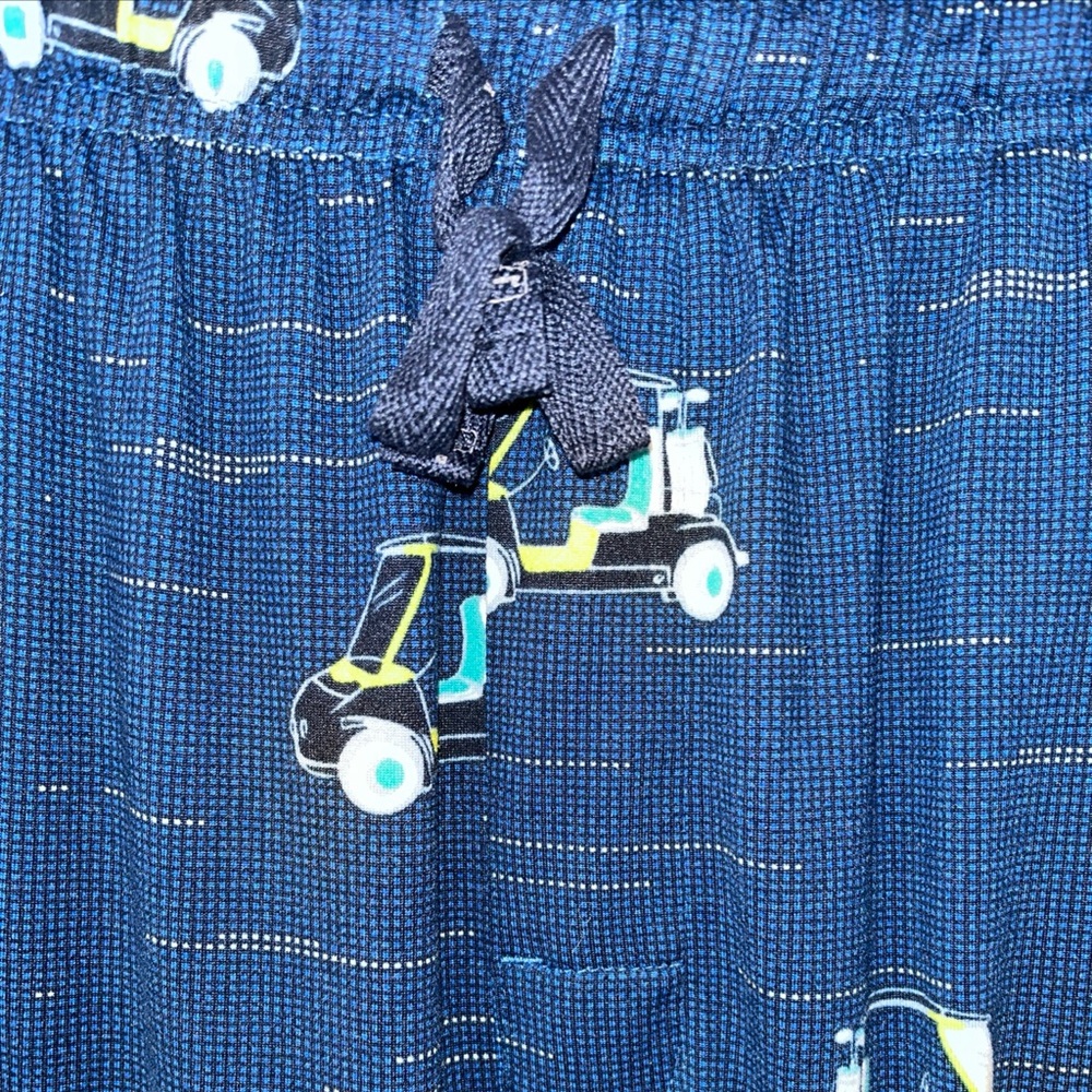 PGA TOUR Men's Golf Cart Pajama Pjs Lounge Pants Blue Size Large Soft - Picture 3 of 9